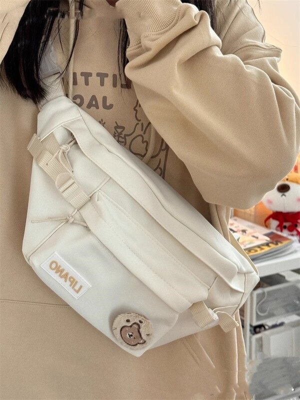 韓国の女性のカジュアルなクロスオーバーボディバッグ,小さなバストバッグ,女性のウエスト,女の子のハンドバッグ,新しいコレクション