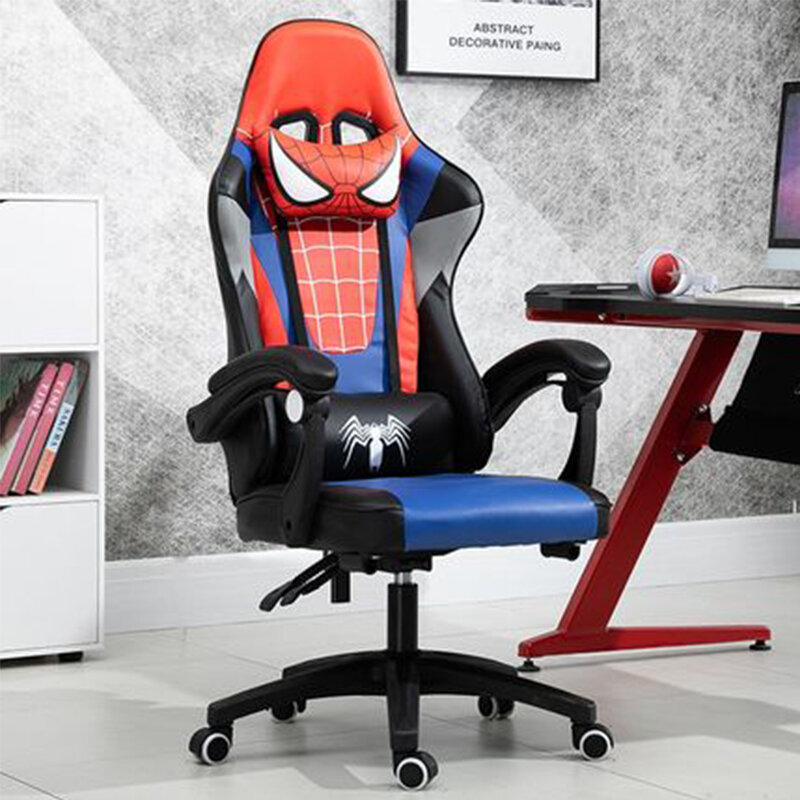 เก้าอี้พีวีซี Kursi GAMING สำนักงานแบบใหม่2024ฟังก์ชั่นการยกและหมุนตามหลักสรีรศาสตร์เก้าอี้คอมพิวเตอร์สำหรับนักเล่นเกม WCG