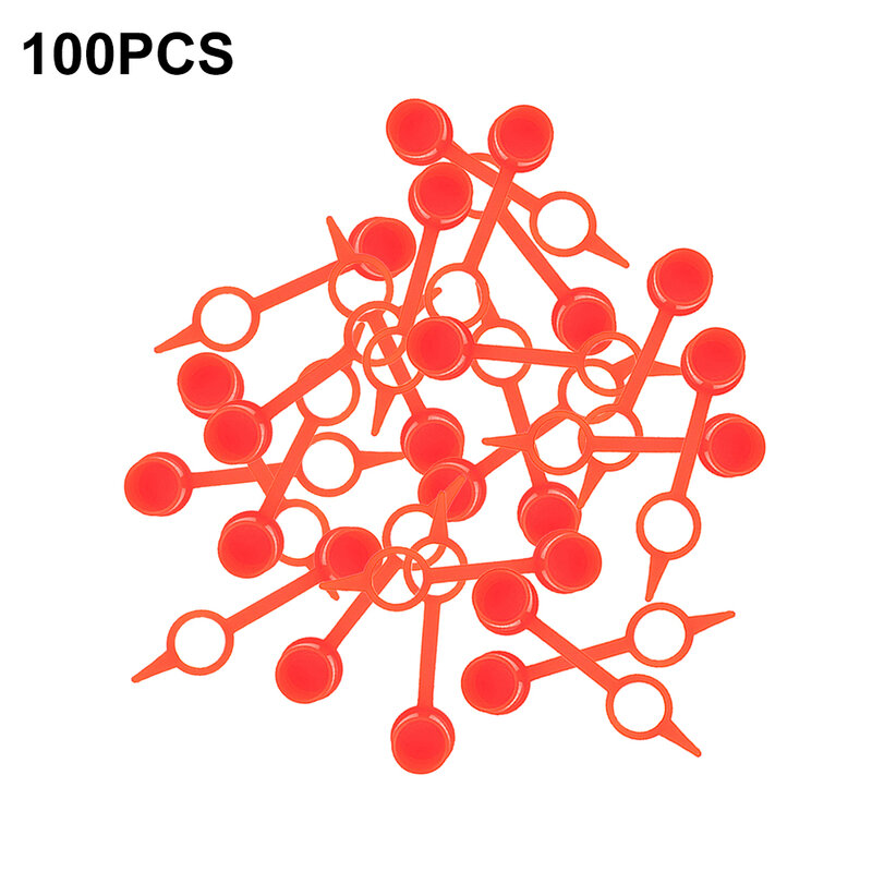 Tool Cap Motorcycles Nipple Protective Cap Red Rustproof 100 Pcs/Set Cars Easy To Install Environmentally Friendly