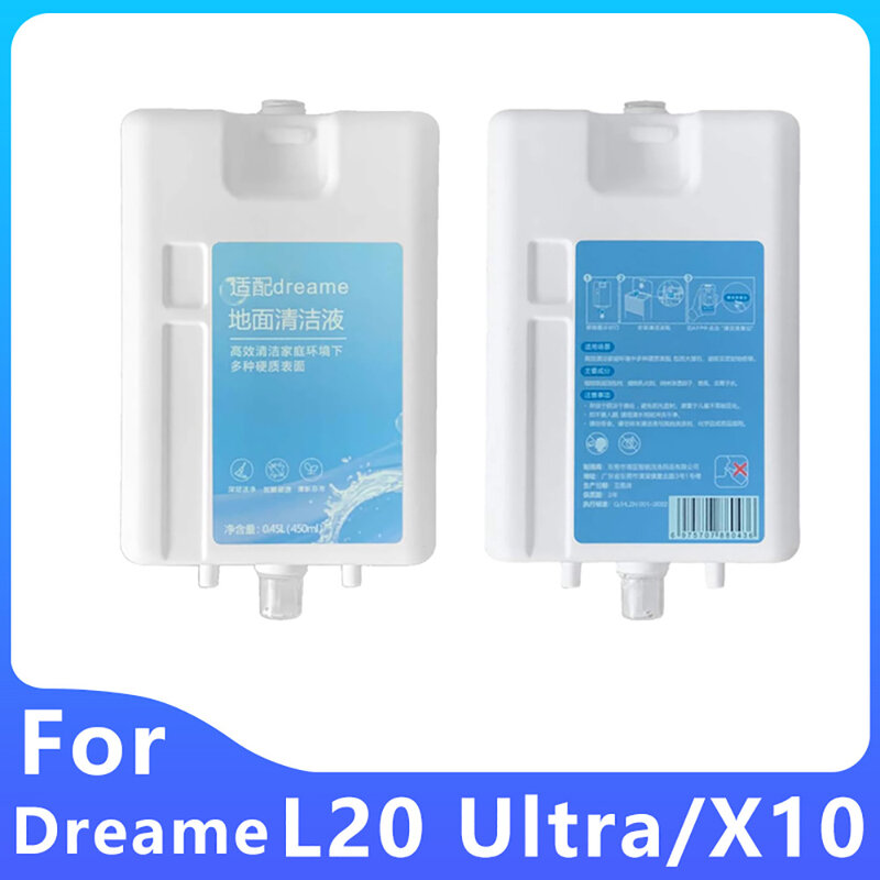Vloeistof Voor Dreame L20/L30 Ultra/L10 Prime/X10/X20proplus Stofzuigervloeistof Vervangt 450Ml Reinigingsoplossing Voor Wasmiddel