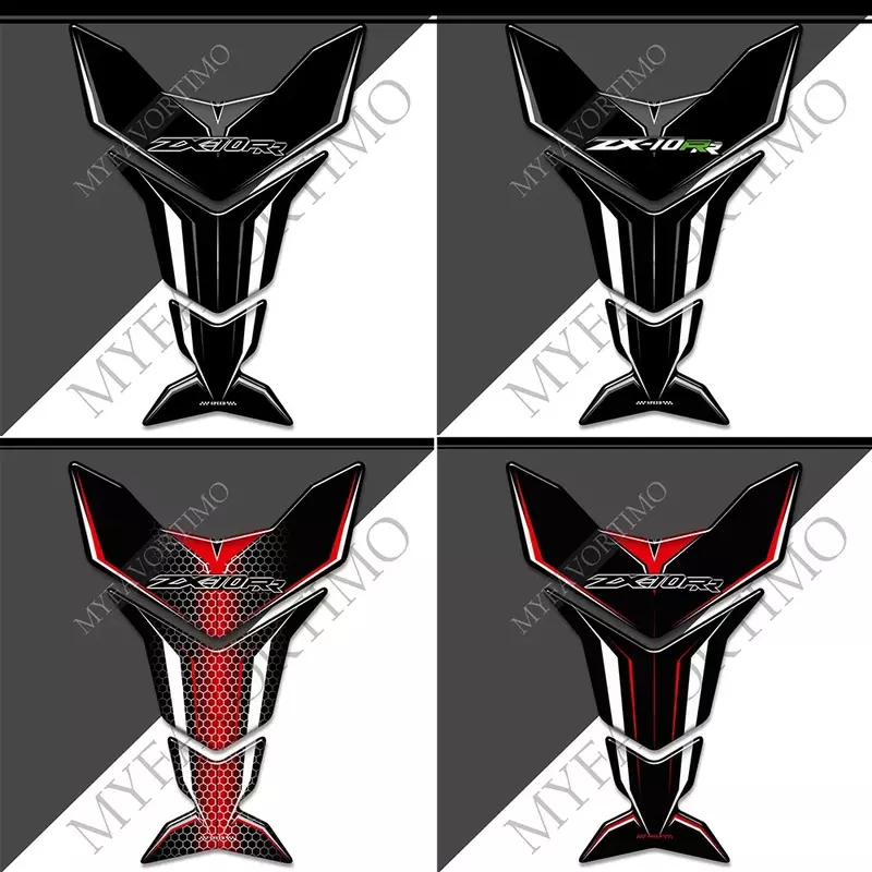 Autocollants de logo d'insigne d'emblème pour Kawasaki Ninja ZX-10RR ZX10RR ZX 10RR tampon précieux 2016 2017 2018 2019 2020 2021