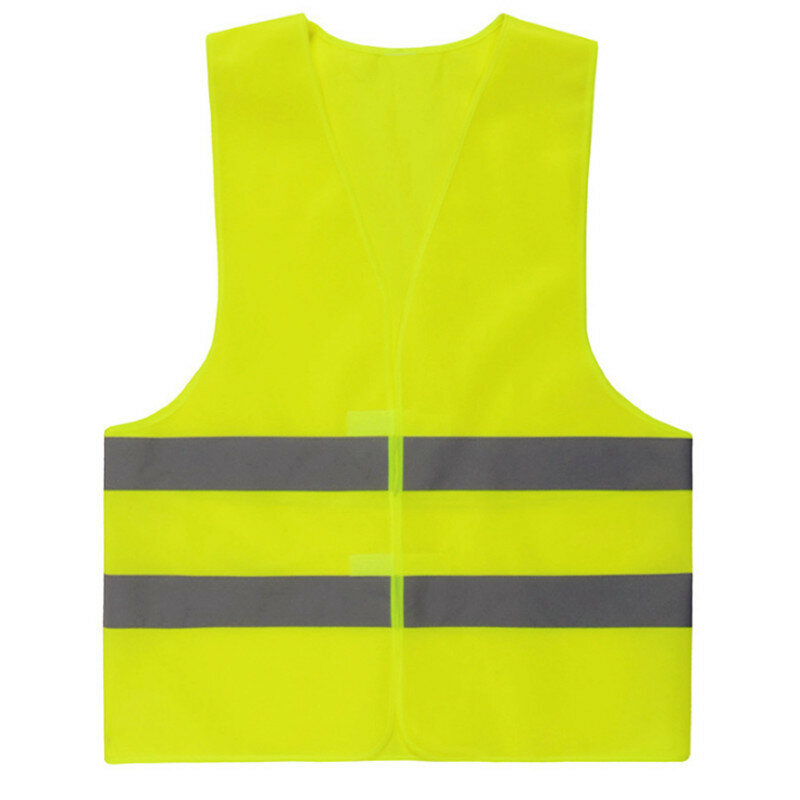 Colete Refletivo Alta Visibilidade Fluorescente Vestuário Segurança Exterior Colete Colete Segurança Ventile Vest