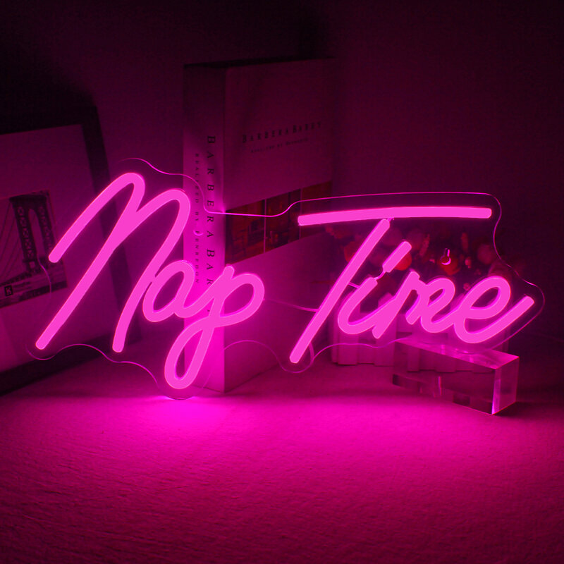 Nap Tiree Neon Light Taste Sign Office Hotel Bedroom Apartment Lounge Room Personality Beautiful y2k Home Led Wall Decoration