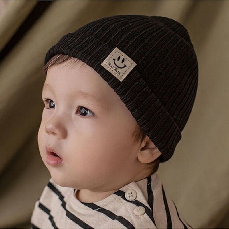 Baby Knit Cap Cartoon Candy Warm Windproof Infant Hedging Hat Knitted Woolen Soft Child Hat Newborn Fashion Warm Beanies Hat