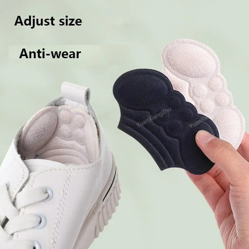 Novos protetores de calcanhar de sapato para as mulheres sapatos anti-queda calcanhar e anti-usar pés almofadas de sapato para saltos altos ajustar tamanho sapatos palmilhas