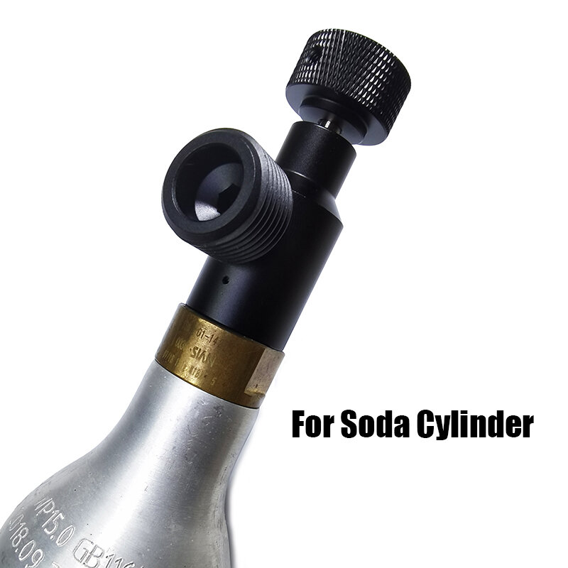 Adaptor isi ulang silinder, Model baru Soda air CO2 konektor Gas Regulator tangki akuarium Tr21-4 Homebrew ke W21.8-14