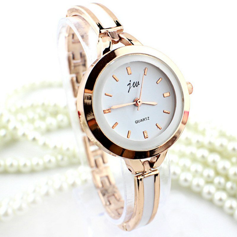 로즈 골드 실버 캐주얼 쿼츠 시계 여성용 메쉬 스테인레스 스틸 시계, 유명 브랜드