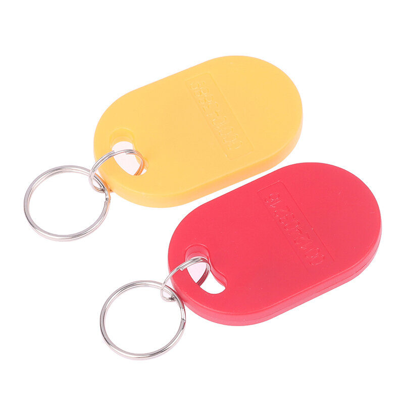 1PC Dual Chip Frequency RFID 125KHZ T5577 13.56MHZ Changeable Writable IC+ID Rewritable Composite Key Tags Keyfob