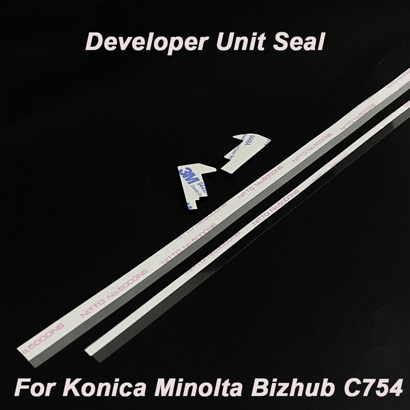 1SET C754 Selo da unidade do desenvolvedor para Konica Minolta Bizhub C754 C654e C452 C552 C652 C652 Developer Seal Developer Sponge Developer Pad