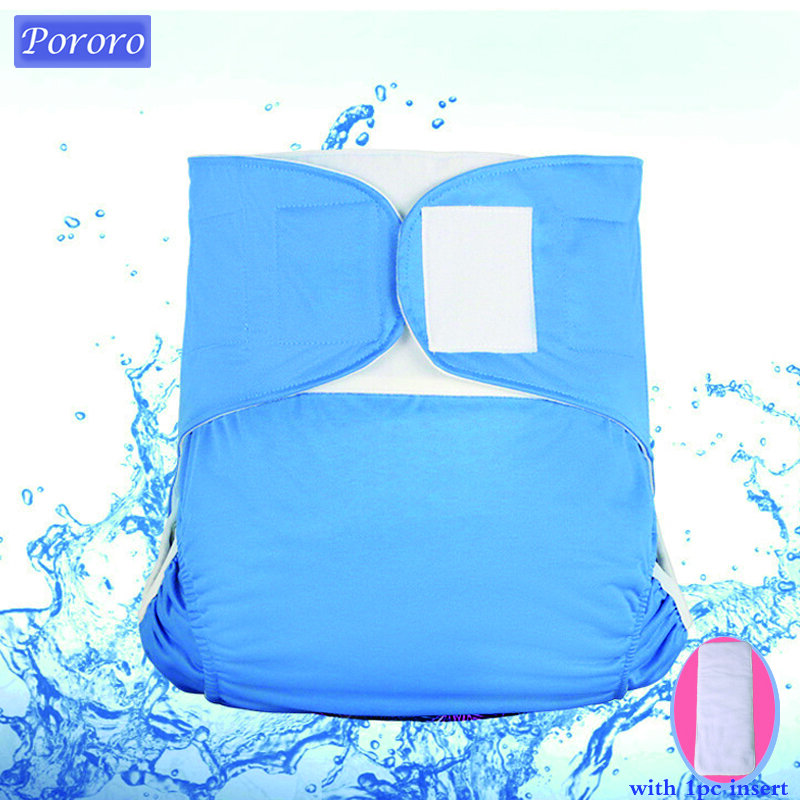 Ice InjFabric-Couche lavable pour adulte, couches imperméables respirantes, sous-vêtements imperméables, grande taille, réglable