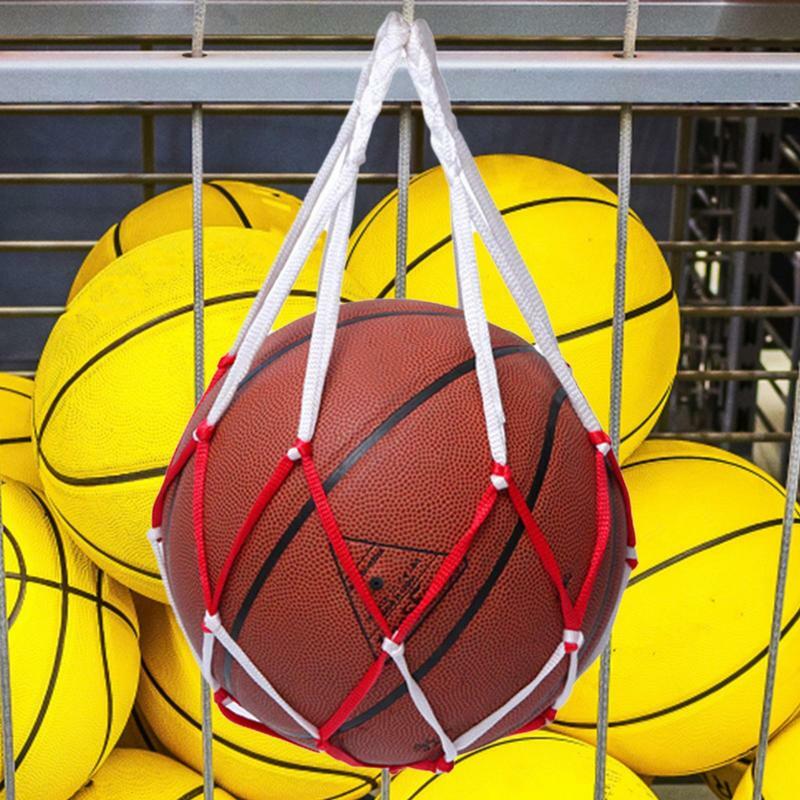 Single Ball Net Bag Good Toughness Volleyball Bags For Players Football Accessories Single Ball Carrier For Carrying Basketball