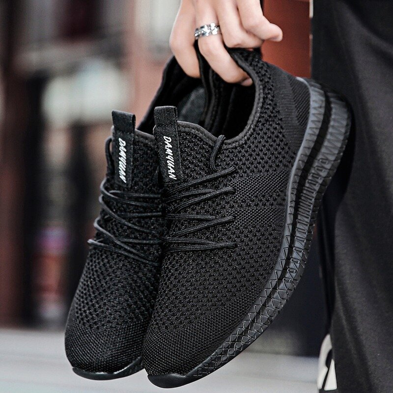 Кроссовки Damyuan мужские, удобная обувь для бега, без шнуровки, спортивная обувь для ходьбы и бега