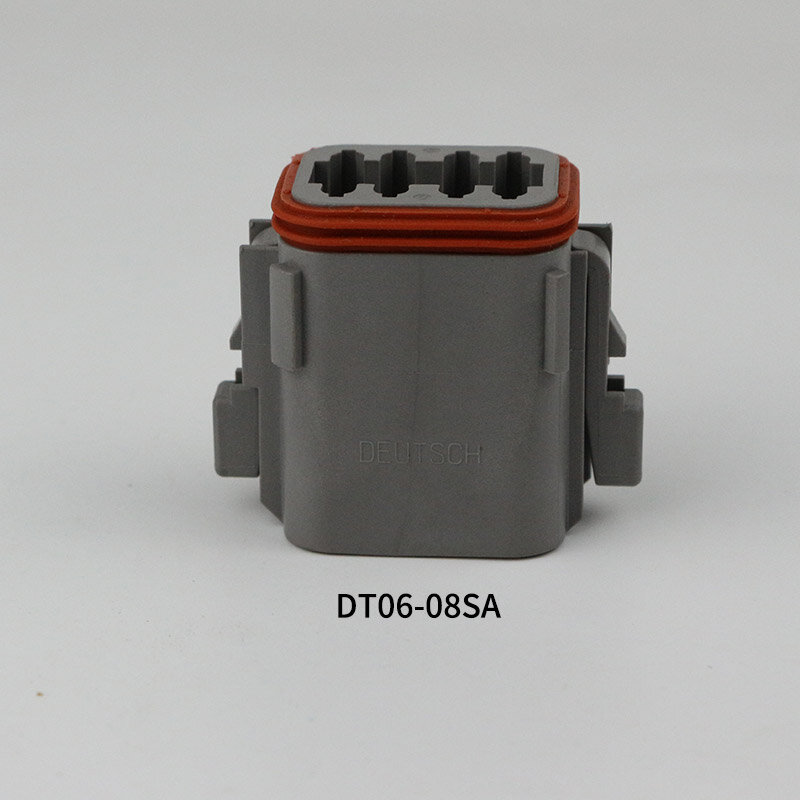 Detusch ตัวเชื่อม DT06-8SA กันน้ำสำหรับรถยนต์8หลุม DT06-08SA สีเทา