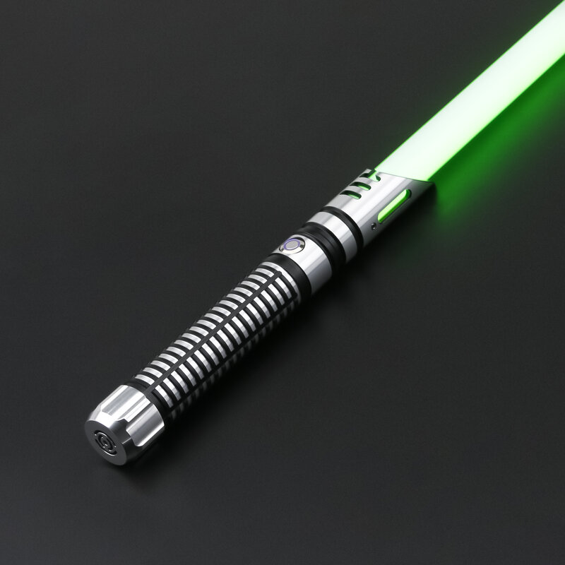 TXQSABER Neo Pixel Lightsaber ayunan halus berat Dueling RGB SNV4 logam Hilt FOC mainan Blaster Jedi Laser pedang mainan Cosplay