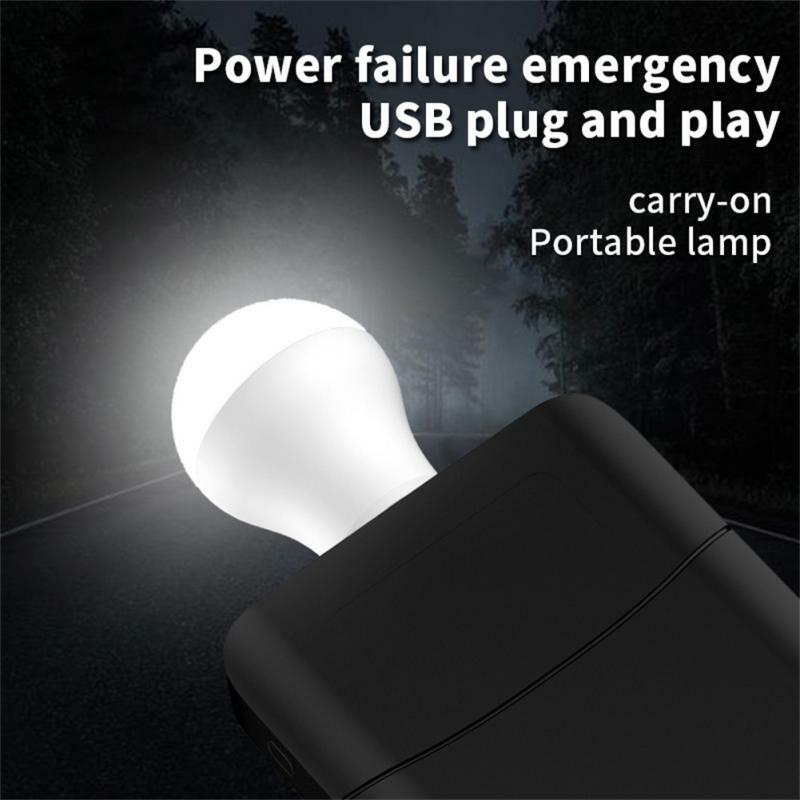 1-10 sztuk światełko LED do czytania USB 1W Super jasna ochrona oczu z wtyczką USB do komputera zasilanie mobilne ładowania lampki nocnej USB