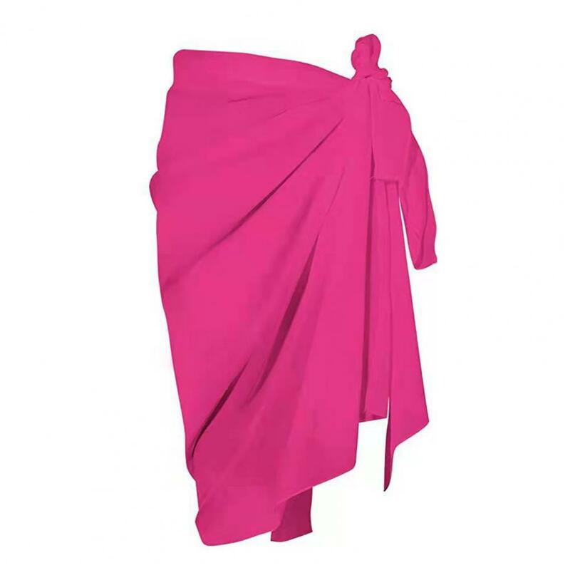 Bikini Cover-Up  Quick Drying   Cover Up Skirt Perspective Net Yarn Beach Bikini Shawl