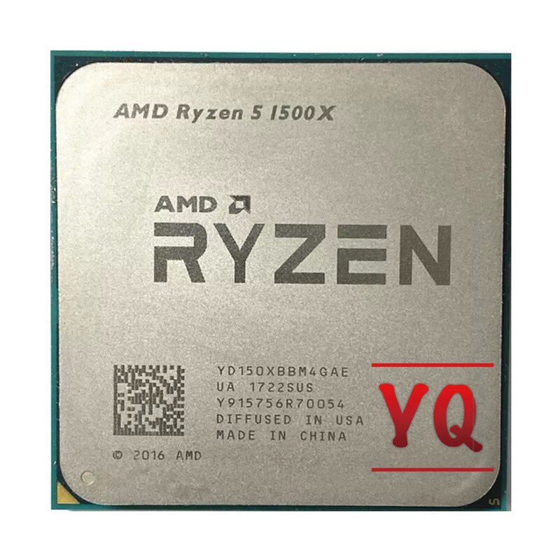 Amd-ryzen 5プロセッサー1500x3.5 ghz、クアッドコア、8コア、l3 = 16m、65w、am4ソケット、yd150xbbm4gae