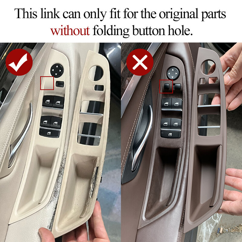 Высококачественная накладка на внутреннюю панель пассажирской двери LHD для BMW F10 F11 F18 520 523 525 528 51417225865