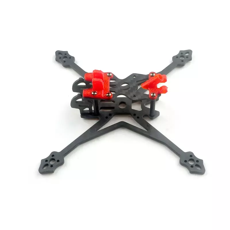 HappyModel Crux35 kit rangka Drone serat karbon, kit rangka Drone FPV 3.5 inci definisi tinggi untuk suku cadang RC