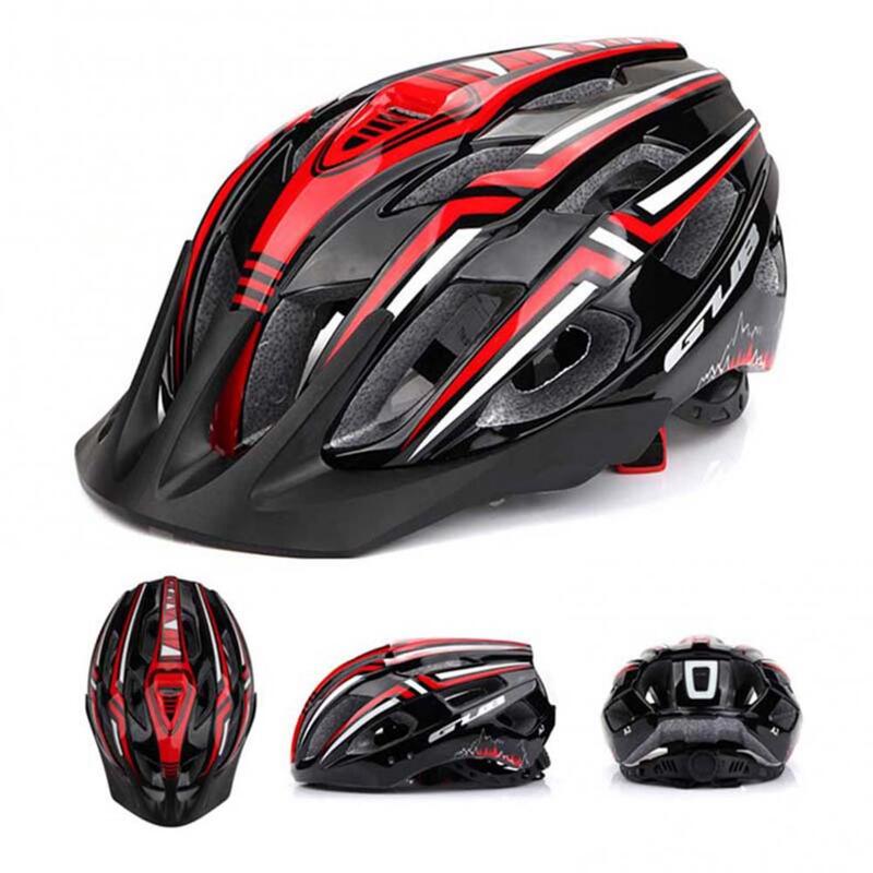 Casco LED Light ricaricabile Intergrally-modellato casco da ciclismo Mountain Road Bike casco Sport Safe Hat For Man