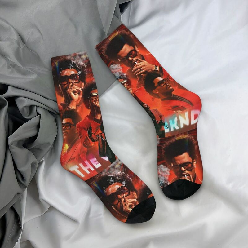 Men's Women's The Weeknd Alternative Rap Aesthetic Socks Soft Casual Socks Novelty Stuff Middle Tube Socks Birthday Present