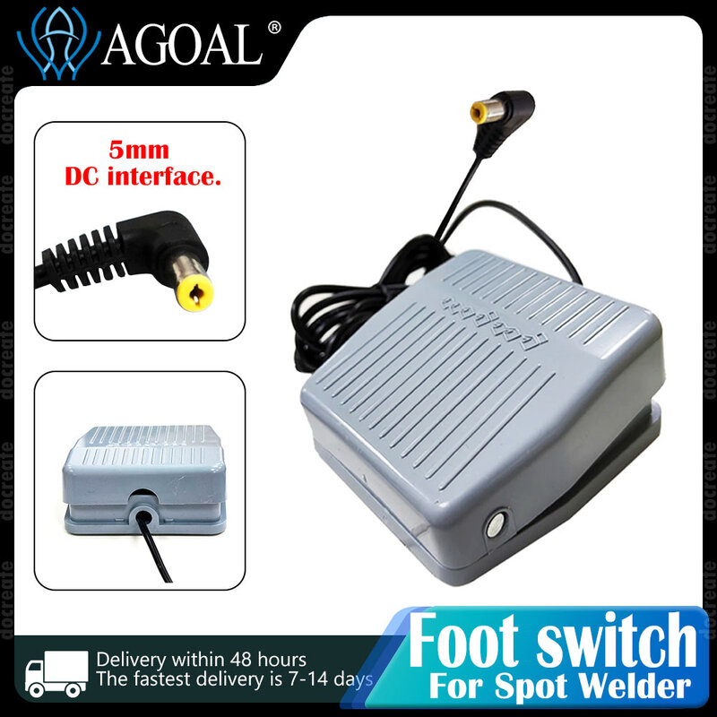 Foot Switch Wire-controlled TFS-201 10A 250VAC Momentary Control Switch Electric Power Pedal Grey