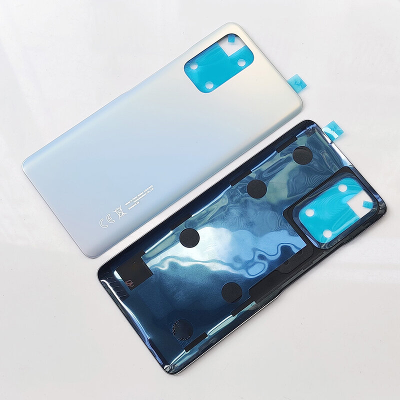 Cristal trasero de alta calidad para Xiaomi Redmi Note 10 Pro, cubierta de batería, carcasa trasera de repuesto, puerta con adhesivo