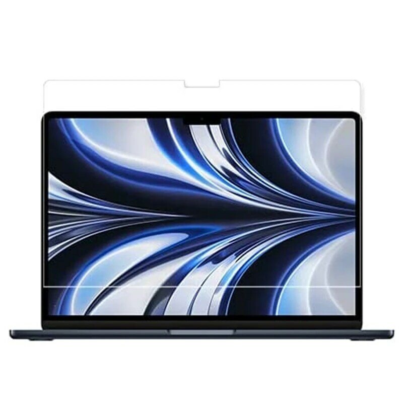 Protector de pantalla de vidrio templado 9H para Apple MacBook Air M2 Chip 13,6 pulgadas 2022 modelo A2681, película protectora transparente HD antiarañazos