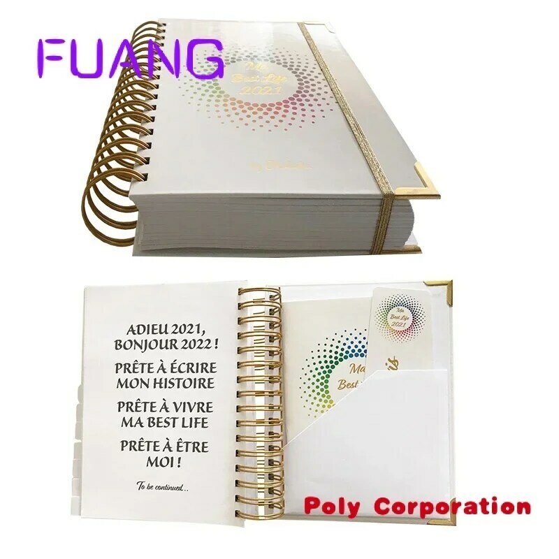 Custom A5 2023 notebook custom printed spiral notebook printing service