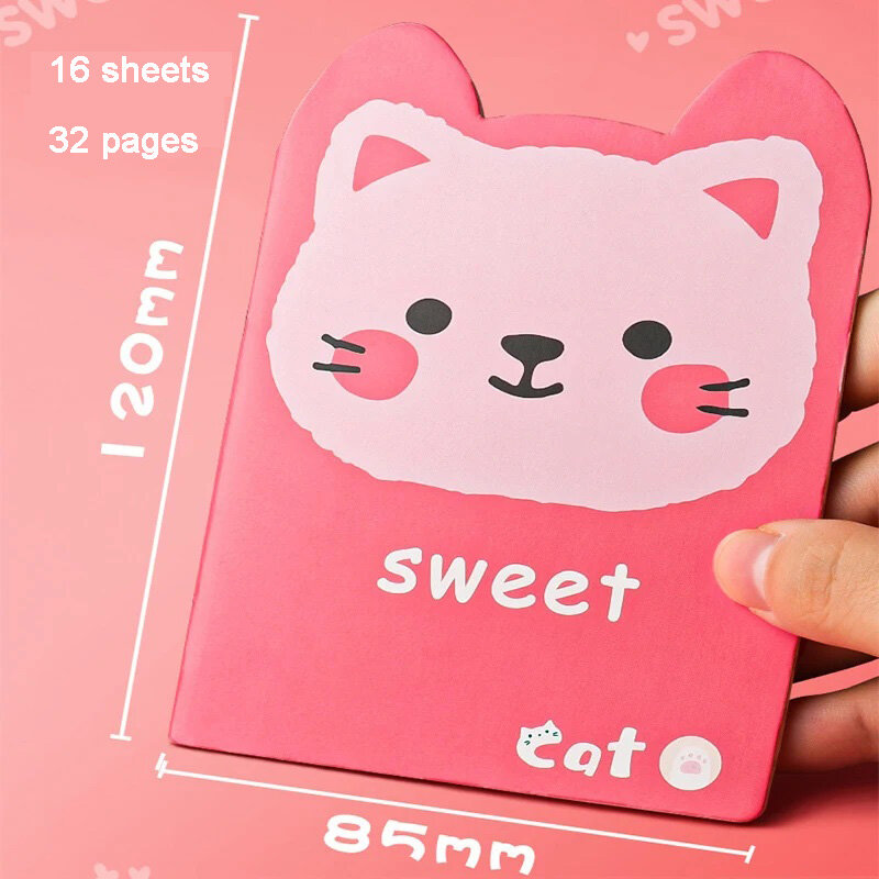 20pcs Cartoon Cute Small Book Mini Pocket Notebook Portable Diary Note Children's Small Prize Booklet
