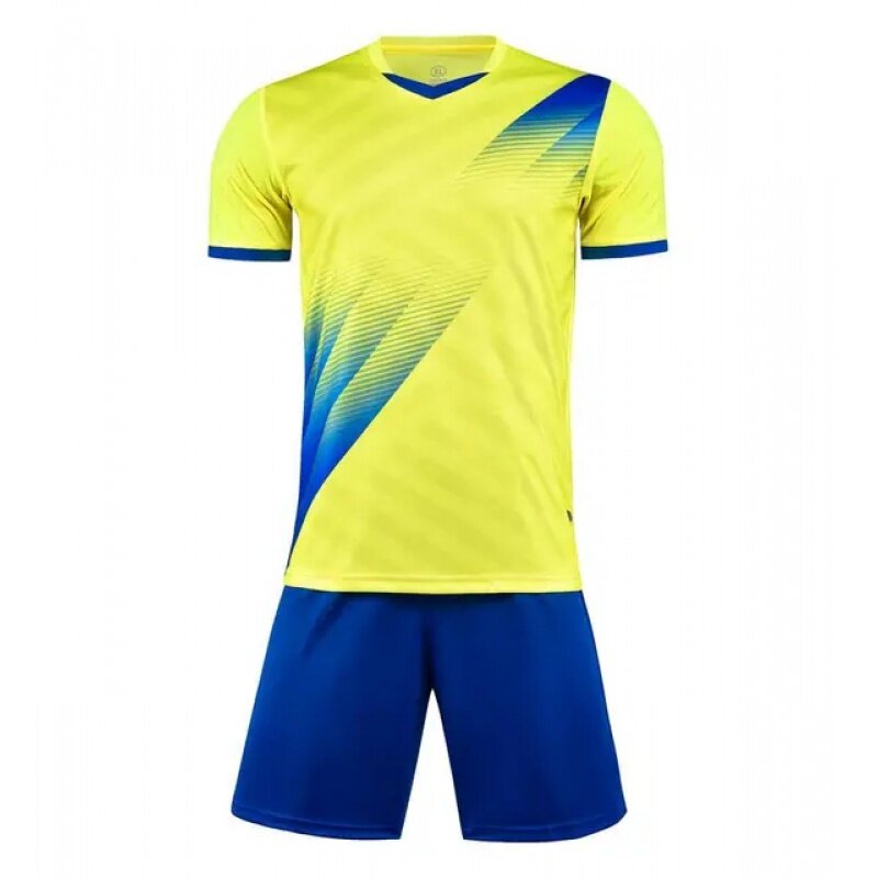 2024 Kinderen Voetbal Jersey Jongens Meisjes Jeugd Volwassen Trainingspak 3-delige Set 7 # Korte Mouw Shirt