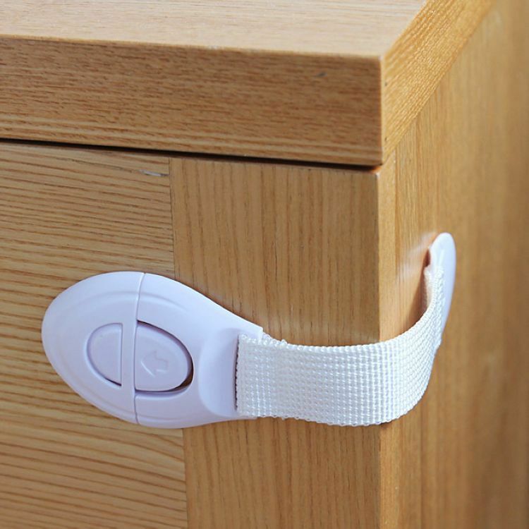 10Pcs Child Safety Cabinet Locks Baby Security Protector Drawer Door Cabinet Lock Kids Plastic Safety Locks Children Protection
