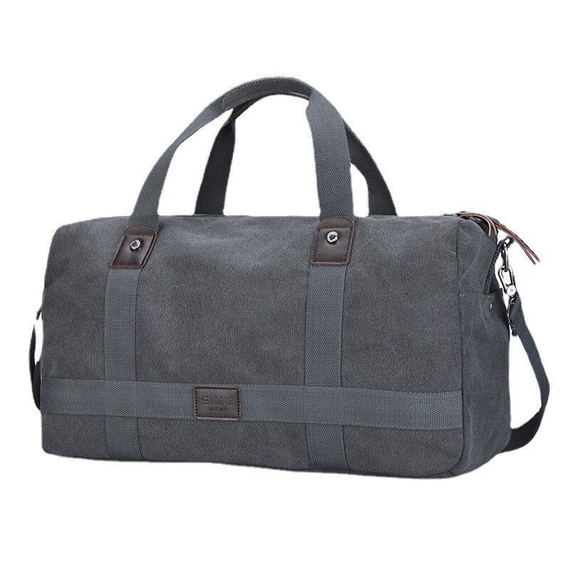 Casual Men's Canvas Bag Large Capacity Travel Handbag Retro Fashion Shoulder Crossbody Bag Simple Lightweight Man Messenger Bag