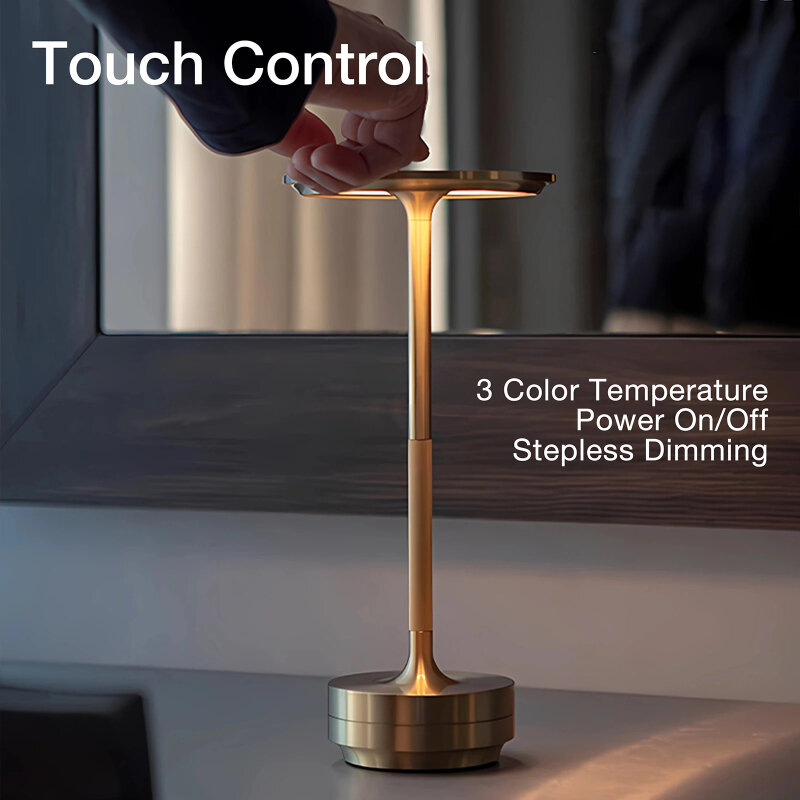 Touch Control LED Retro Tisch lampe geeignet für Hotel Restaurant Bar Atmosphäre Lampe Wohnzimmer Schlafzimmer Augenschutz lampe
