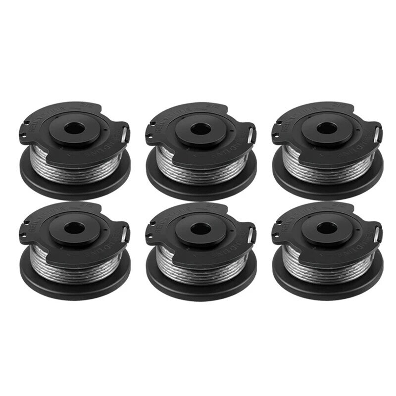 6 Pack F016800569 String Trimmer Spool And Line For  Easygrasscut 23, 26, 18, 18-230, 18-260, 18-26 Replacement
