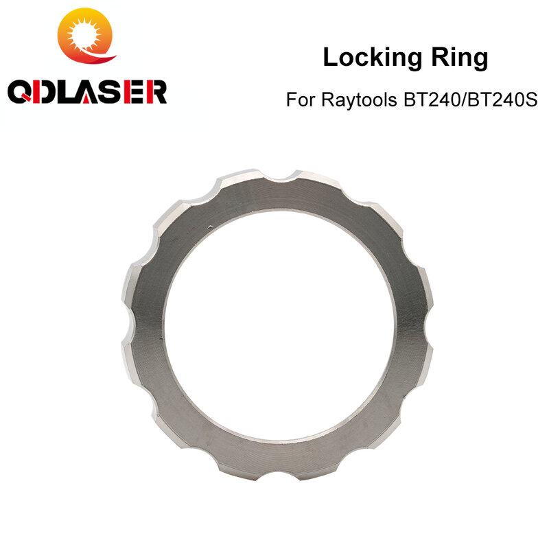 Qdlaser befestigungs ring düsen verbindungs teil für ray tools bt240 bt240s faserlaser schneidkopf düsen verbinder befestigungs ring