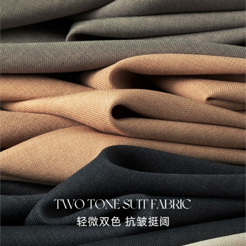 Coat Serge Fabric Men's Suit Shirt Business and Dress Uniform Polyester Women's Spring Autumn