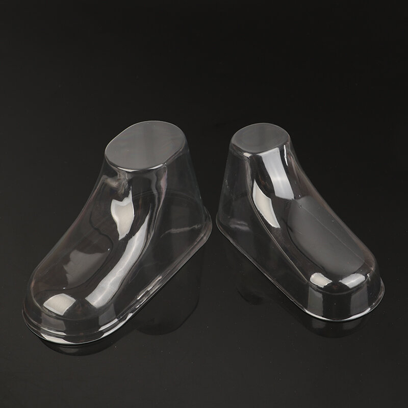 10 pz PVC trasparente stivaletti per bambini vetrina supporto telaio piedi stampo per scarpe in plastica scarpe per bambini barella calzini espositore