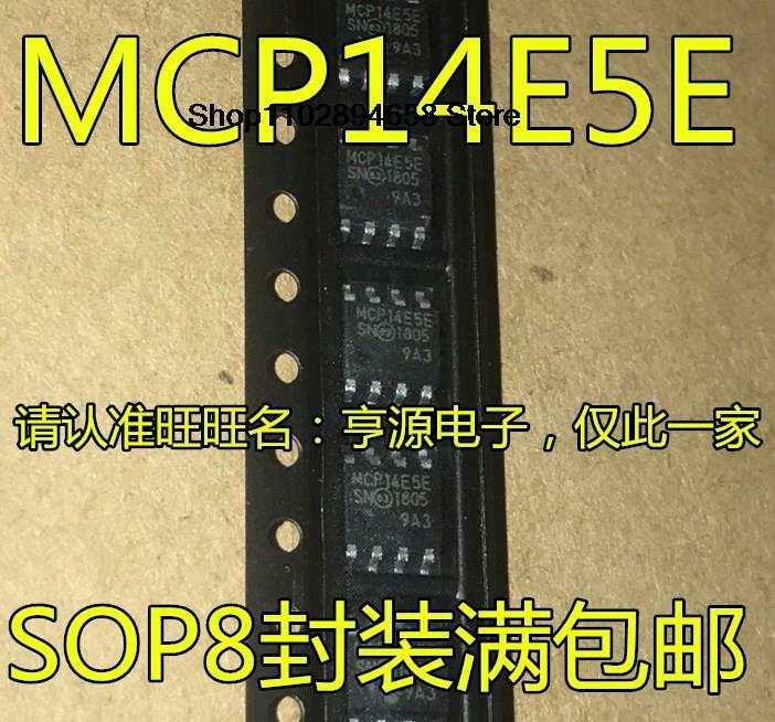 Piezas MCP14E5-E/SN MCP14E5E 14E5E SOP8, 5 unidades