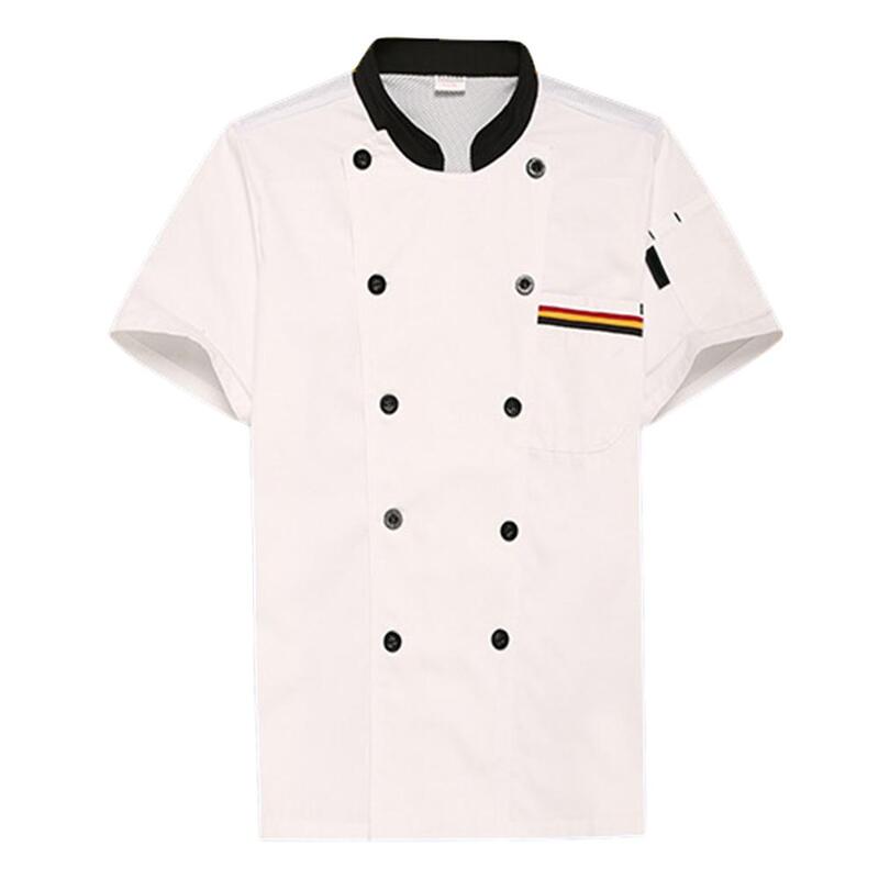 Professional Chef Jacket Suitable for Both Men and Women Regular Clothes Length Breathable Fabric M 3XL Sizes Available