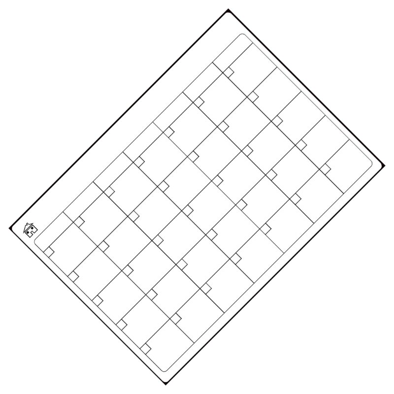 Calendário geladeira planejador semanal placa memorando branco magnético planejador calendário dropship