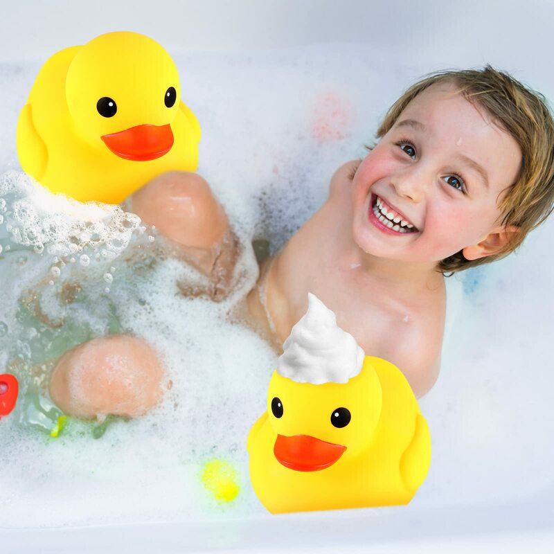 Giant Rubber Duck 10.2 Inch Duck Bath Toy Giant Rubber Duck Large Rubber Bath Toy Squeaky Big Yellow Rubber Ducks