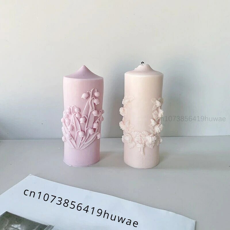 Rose Flower Bouquet Scented Candle Silicone Mold DIY Handmade Handicrafts Candle Making Plaster Soap Mould Home Decoration Tools