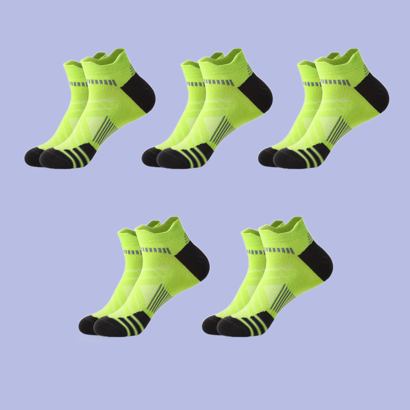 5 Paar Sokken Sokken Voor Mannen Zweet-Absorberend Hardlopen Outdoor Sport Sokken Ademende Basketbal Sokken Running Fitness Sokken