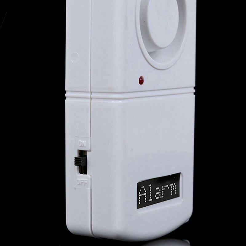 2X detektor getaran sensitif tinggi Alarm gempa dengan lampu LED pintu rumah nirkabel Alarm mobil listrik