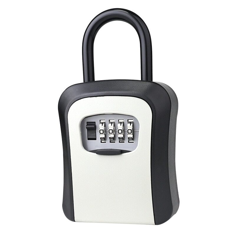 Impermeável de Alta Qualidade Portátil Key Lock Box para Fora e Dentro Realtor Lockbox para Casa Chaves Combinação Key Hidders