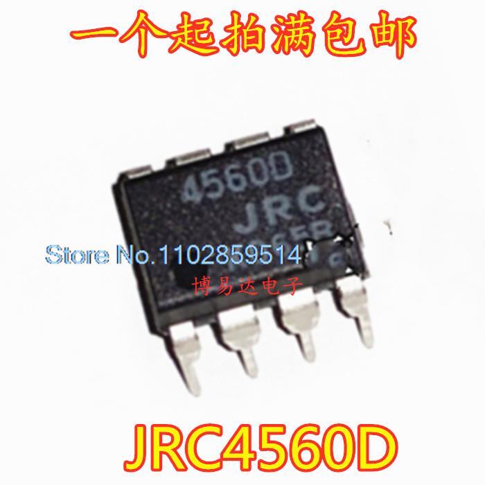 Circuit intégré NJM4560D, 4560D, JRC4560D, DIP8, 20 pièces par unité