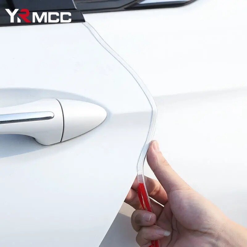 5M Universal Car Door Edge Guard Trim Moulding Strip Rubber Anti Scratch Universal U Type Seal Auto Door Protector Styling