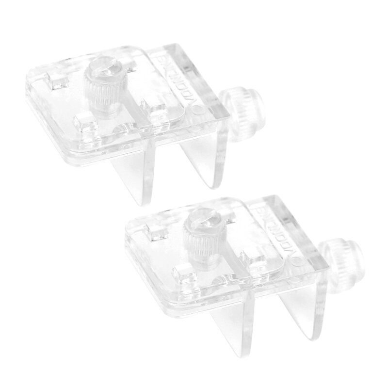 2pc Fish Aquarium Glass Cover Holder Acrylic Clip Holder Support Clamp Tool