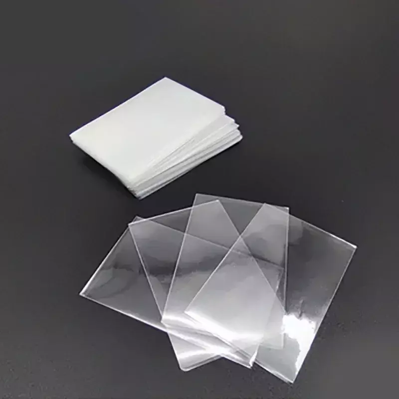 Mangas transparentes do protetor do cartão mágico, grupo de 100 peças, 13 tipos dos cartões